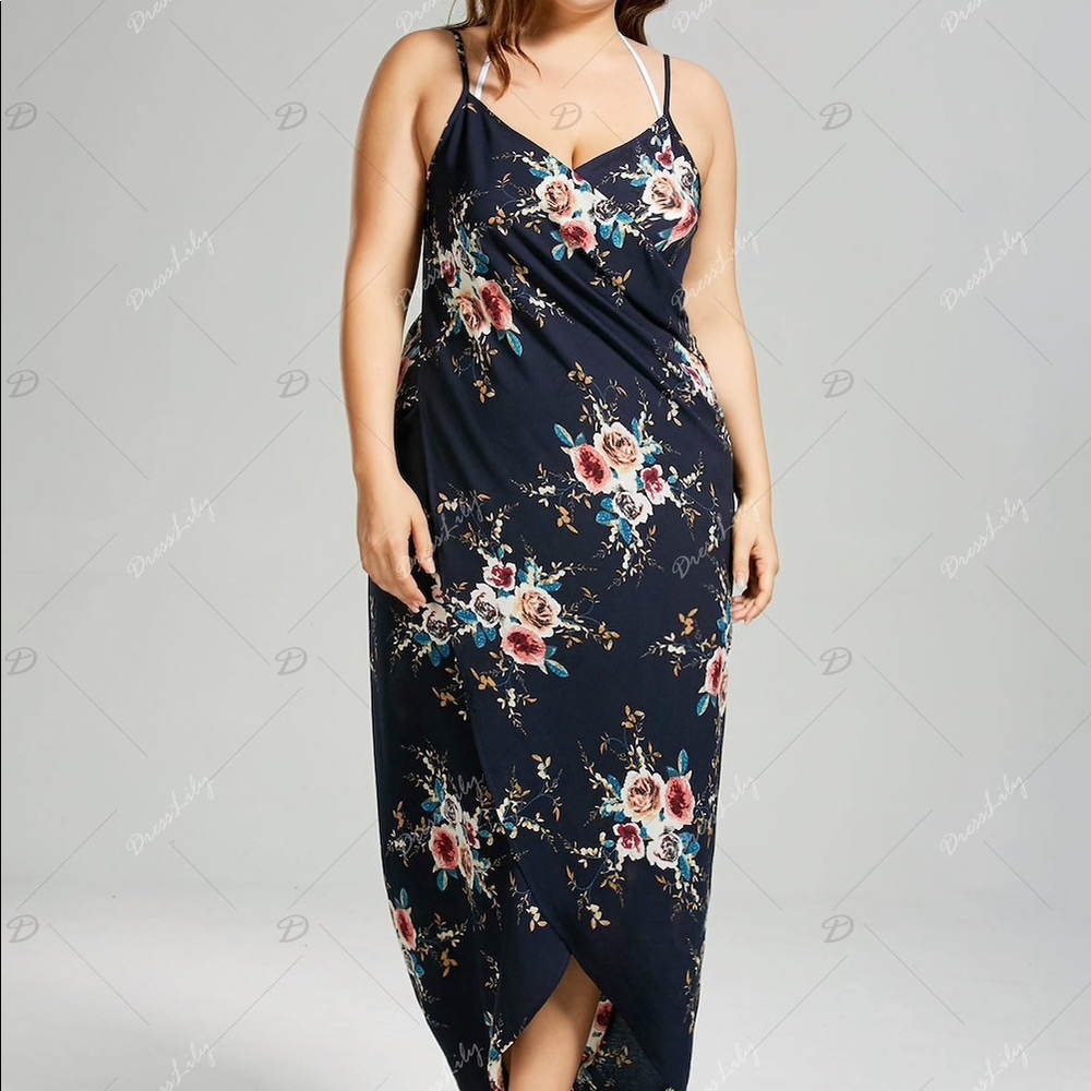 Beach cover-up wrap dress